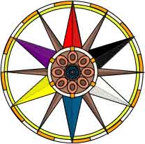 map excerpt: wind rose